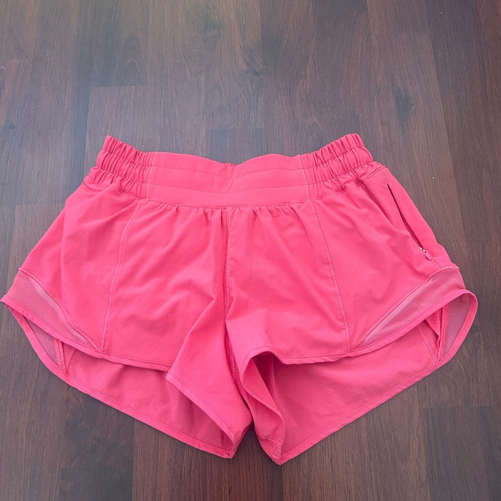 Lululemon Athletica Pink Athletic Shorts Moisture-Wicking Lightweight